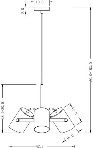 Подвесная люстра Freya FR4004PL-03WB