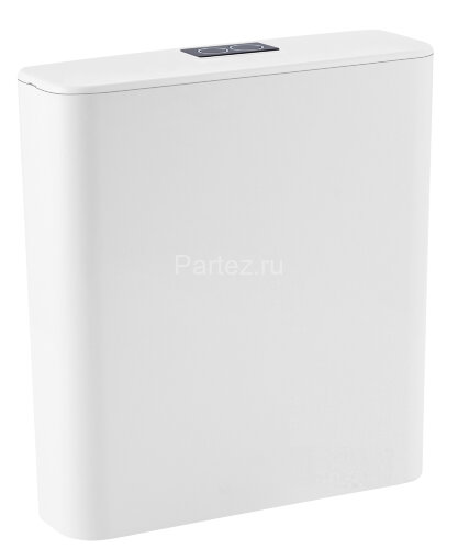 Бачок пластиковый AZARIO 370x120x400 с соединительной трубой, белый (AZ-211)