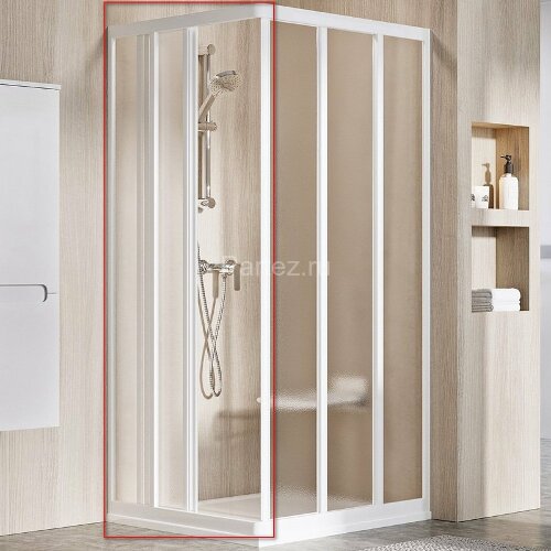 Душевая дверь Ravak раздвижная 74х188, толщина полотна 3мм , цвет профиля белый