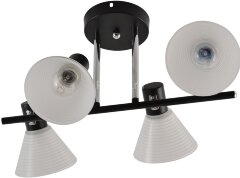 Потолочная люстра Reluce 01553-3.3-04B BK+CR