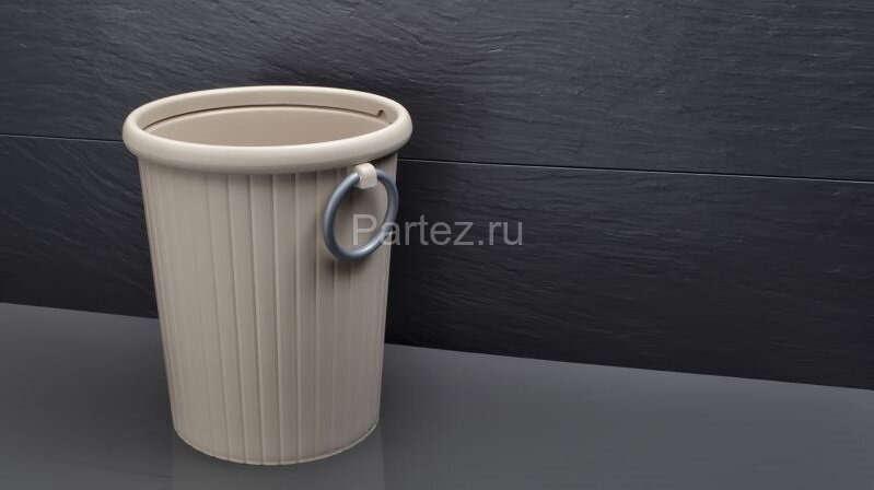 Ведро Fixsen Grampus, Бежевый (GR-8389)