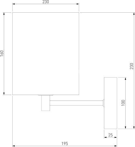 Бра Eurosvet 60174/1 латунь