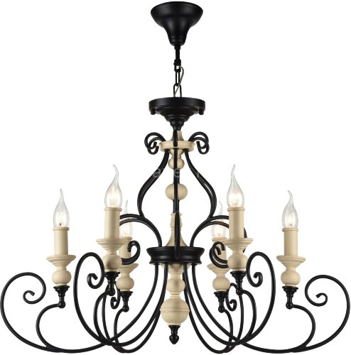 Подвесная люстра Maytoni H631-PL-06-B