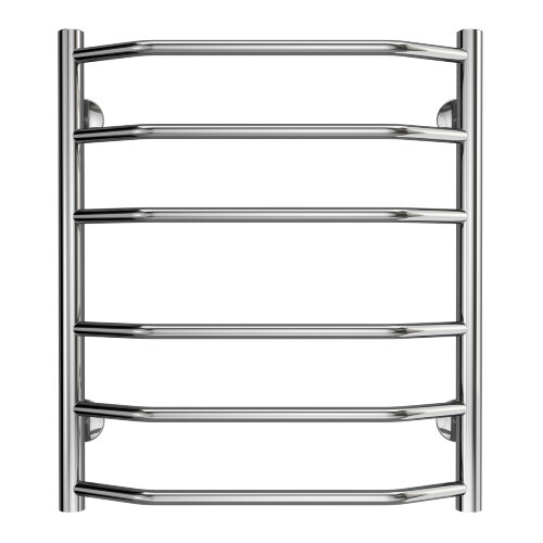 Полотенцесушитель водяной AZARIO RAVENNA 500/600 6 секций, нижнее/диагональное подключение, 1/2", хр