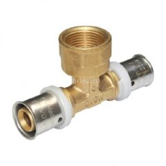 Тройник пресс-ВР 20х1/2&quot;х20 VALTEC