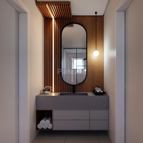 Зеркало AZARIO Виола-лофт 500х1000 без подсветки, рама пластик (ФР-00002431)