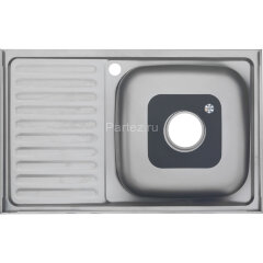 Мойка 8050 R MELANA 0,8/180 накладная прямоугольная с сифоном (005  t R *10)