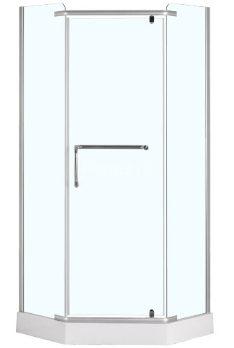 Душевое ограждение Loranto B 90х90х200, с низким поддоном 13 см. (CS-816S)
