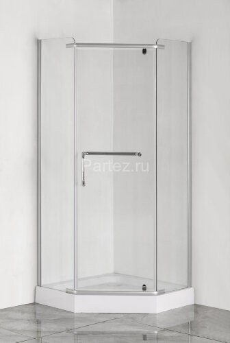 Душевое ограждение Loranto B 90х90х200, с низким поддоном 13 см. (CS-816S)