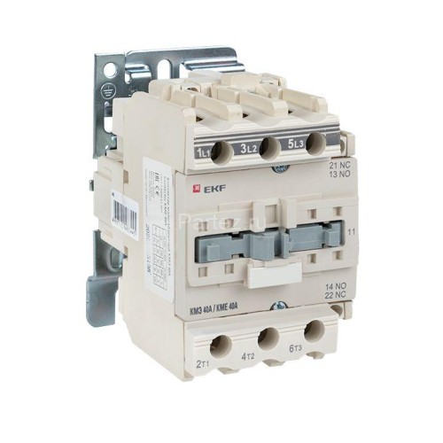 Контактор КМЭ 40А 220В NO+NC EKF ctr-s-40-220