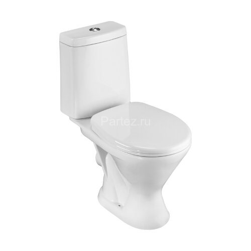 Унитаз-компакт Santeri Грация с горизонтальным выпуском, сиденье полипропилен (1.P210.3.S00.00B.F)