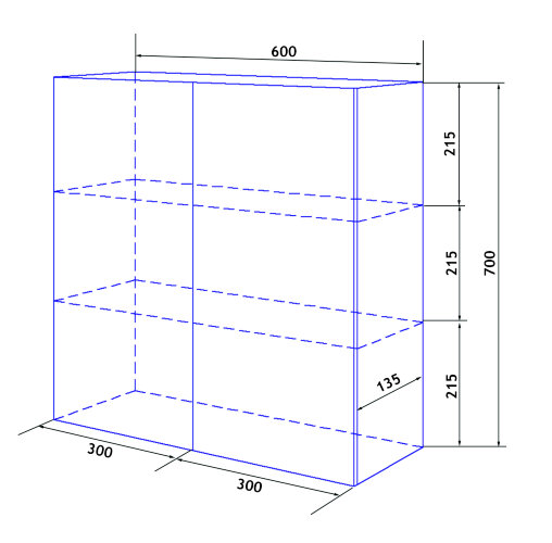 Зеркало-шкаф Loranto Аврора 60 600х135х700 белый (CS00085750)