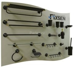 Полка для полотенец Fixsen Luksor, черная (FX-71615B)