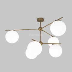 Потолочная люстра Eurosvet 60147/6 латунь