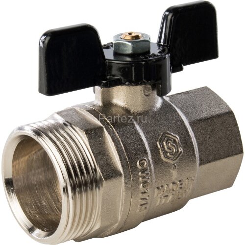 Кран шаровой полнопроходной с американкой 1" Stout