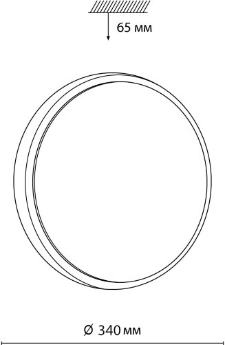 Настенно-потолочный светильник Sonex 7628/CL