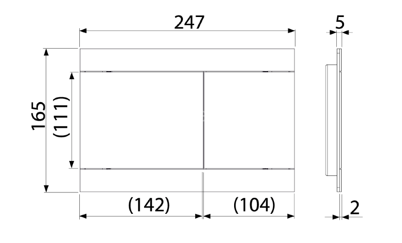 Кнопка смыва Alcadrain FUN-ANTIC, цвет бронза