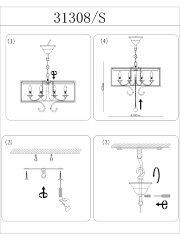 Подвесная люстра Newport 31308/S