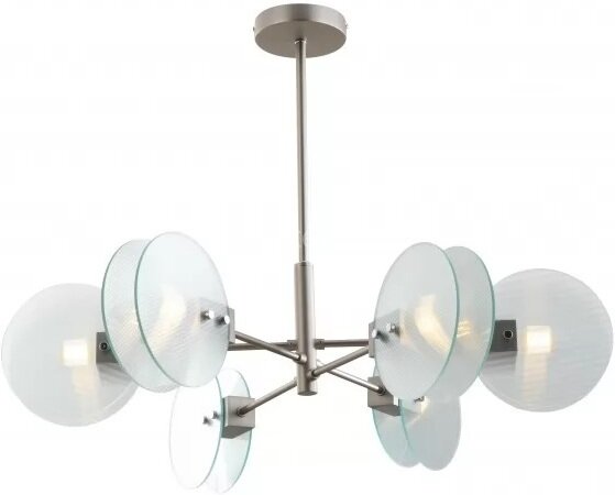 Потолочная люстра iLamp 15598-6 SN+CL