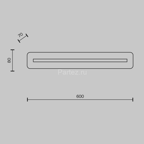 Настенный светильник Maytoni MOD366WL-L14BS3K