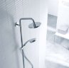 27222000 Croma 220 Showerpipe с однорычажным смесителем, поворотный держатель 400 мм, ½’