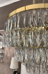 Подвесная люстра Newport 10125+5/C gold