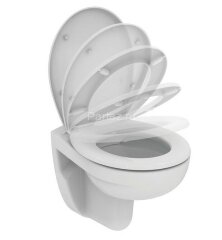 Крышка-сиденье для унитаза Ideal Standard Eurovit с микролифтом, белое (W303001)