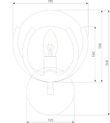 Бра Bogate's 354/1