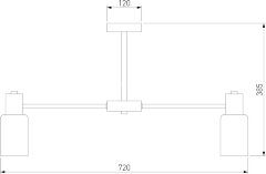 Потолочная люстра Eurosvet 70160/8 латунь