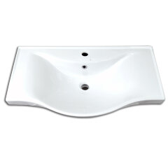 Раковина накладная Lapino BASIC 80 (80X45X17,5), белая