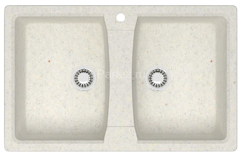Кухонная мойка двойная AZARIO Elmas 780х500х190 , CS00079898