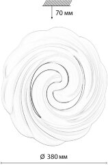 Настенно-потолочный светильник Sonex 7675/DL