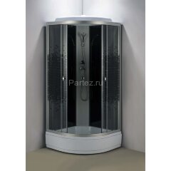 Душевая кабина Loranto 80x80x215 поддон 13 см, 4 мм прозрачное стекло с рисунком &quot;мозайка&quot; (CS-800-13ТМ/М)