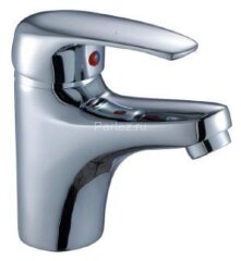 Смеситель одноручный (40мм) для умывальника, монолитный, хром