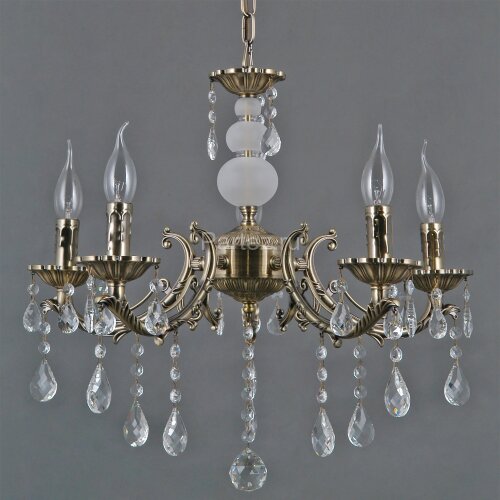 Подвесная люстра ILLUMICO IL9927-5PSQ-24 AB CASTOR