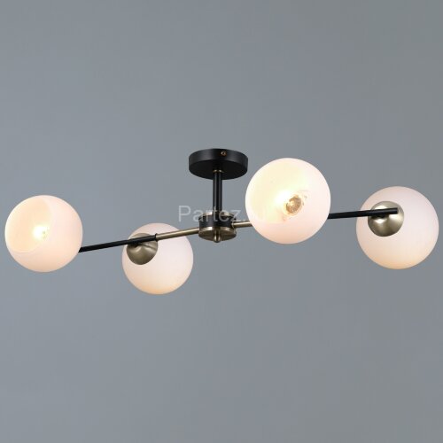 Потолочная люстра ILLUMICO IL0469-4CSQ-24 BK AB LIBRA