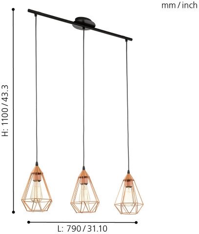 Подвесной светильник Eglo 94195