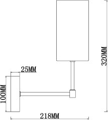 Бра Freya FR5184WL-01BS