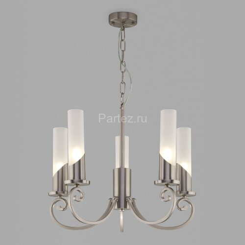 Подвесная люстра Eurosvet 60117/5 никель