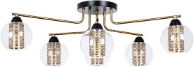 Потолочная люстра Arte Lamp A7045PL-6BK
