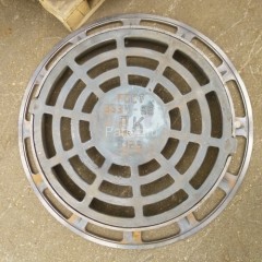 Дождеприемник круглый 840х110, 125 кН