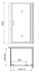 Душевой уголок Gemy Sunny Bay S28130-A85