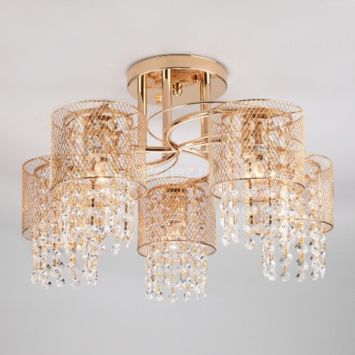 Потолочная люстра Eurosvet 30137/5 золото