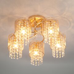 Потолочная люстра Eurosvet 30137/5 золото