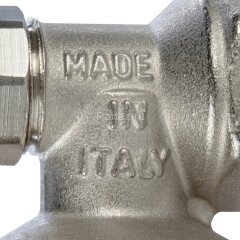 Клапан нижний угловой 3/4" Stout