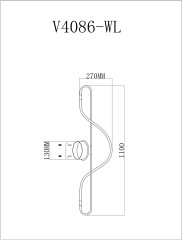 Бра Moderli V4086-WL