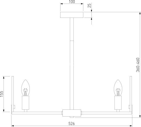 Потолочная люстра Eurosvet 60158/5 латунь