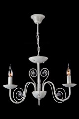 Подвесная люстра Eurosvet 60018/3 белый с золотом