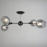 Потолочная люстра Reluce 04210-0.3-04 BK+CR