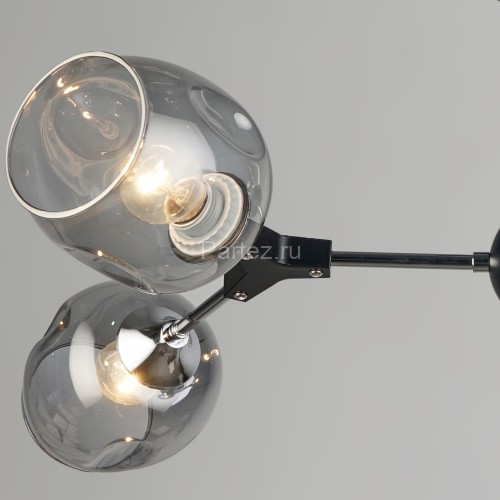 Потолочная люстра Reluce 04210-0.3-04 BK+CR